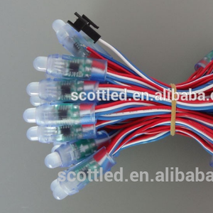 โมดูลไฟ <span class=keywords><strong>LED</strong></span> พิกเซล DC12V คุณภาพสูง รูปทรงสี่เหลี่ยม ไฟสตริงแบบโนด กันน้ำ IP68 สีเต็มรูปแบบ WS2811 - Product Image 1