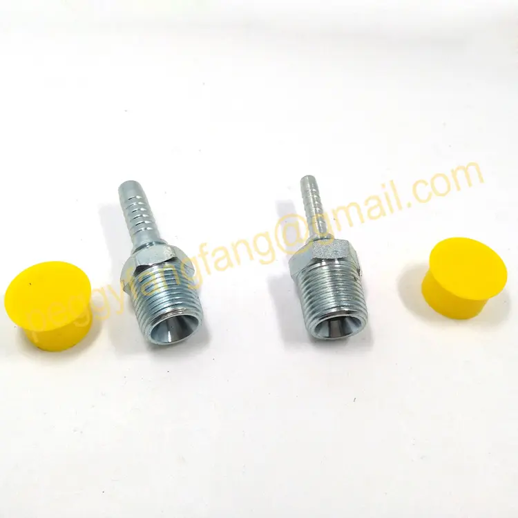 15611 NPT male straight connector hose nipple fitting NPT coupling NPT high pressure rubber pipe fitting