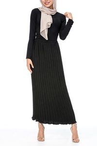 Elegant Chiffon Pleated Pencil <strong>Skirt</strong> for Young <strong>Plus</strong> <strong>Size</strong> Women Casual Design - Product Image 4