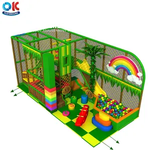 OK Taman Bermain Jungle Gym Hardcover Soft Play Indoor Playground