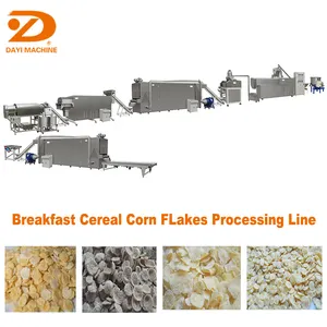 Bữa ăn sáng nhỏ ngũ cốc thực phẩm dây chuyền sản xuất lõi điền Snack thực phẩm Máy Ngô mảnh và ăn sáng ngũ cốc máy