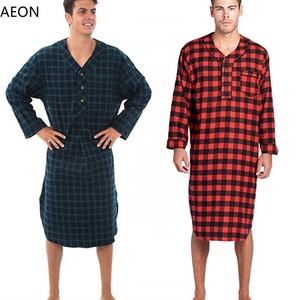 <span class=keywords><strong>Camicia</strong></span> a quadri di flanella da <span class=keywords><strong>uomo</strong></span> all'ingrosso <span class=keywords><strong>camicia</strong></span> da <span class=keywords><strong>notte</strong></span> e pantaloni di flanella a maniche lunghe vestaglia caftano - Product Image 5