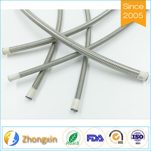 Zhongxin Bông Sợi Màu Xanh Trắng Đỏ Dây Bện Ống Tay Áo Cho Ống Ptfe - Product Image 2