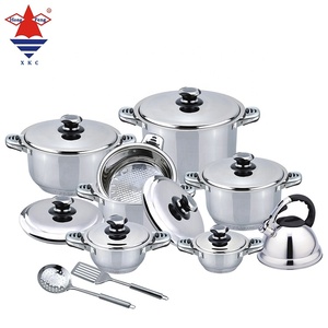 Vente flash Dessini Ensemble de casseroles toutes saisons <span class=keywords><strong>Induction</strong></span> Antiadhésif Casserole avec couvercle thermomètre Acier inoxydable pour usage domestique - Product Image 1