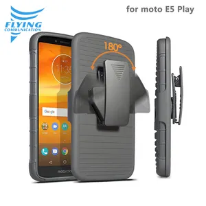 Más nuevo modelo holster cinturón clip de la caja del teléfono celular para Moto E5 Play PC cubierta