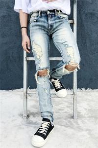 OEM Nouveau Style Déchiré Style Pent Stock Dropshipping hommes Jeans Pantalons - Product Image 6