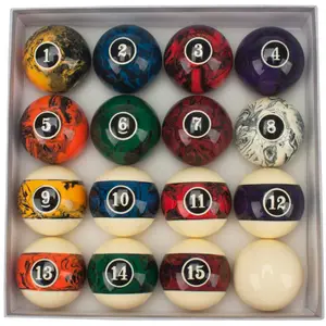 High Quality Light Marble  2-1/4" Poly Billiard Ball TB-017