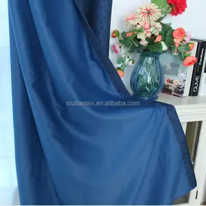 factory manufacture 280cm wide 100% polyester imitation linen blackout curtain fabric