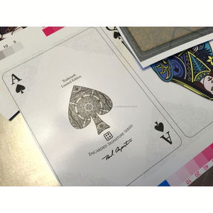 Cartas personalizadas ningún mínimo de Excelente calidad naipes marcados, comercio al por mayor de acero inoxidable naipes - Product Image 4
