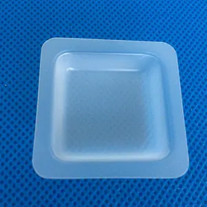 Lab Ware Disposable Flat Bottom Square Shape Plastic Medical Trays