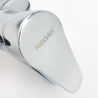 Robinet de lavabo moderne sans plomb, monocommande, monotrou, 4 pouces, mitigeur eau chaude et froide, en céramique