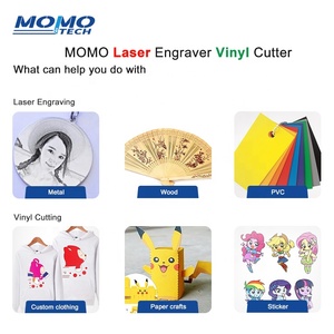 เครื่องพล็อตเตอร์ขนาดเล็ก DIY แบบ2-in-1แบบพกพาเครื่องตัดไวนิลและเลเซอร์ตั้งโต๊ะอัตโนมัติขนาดเล็ก & ประสิทธิภาพสูง