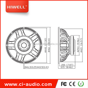 Loa Sân Khấu AES 18Inch <span class=keywords><strong>8</strong></span> <span class=keywords><strong>Ohm</strong></span> 1300W - Product Image 4