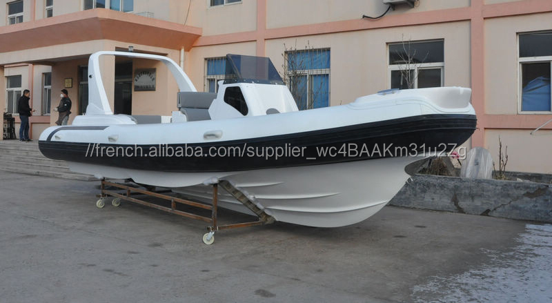 Liya 3.3-8.3m semi rigide bateau rib luxe avec CE