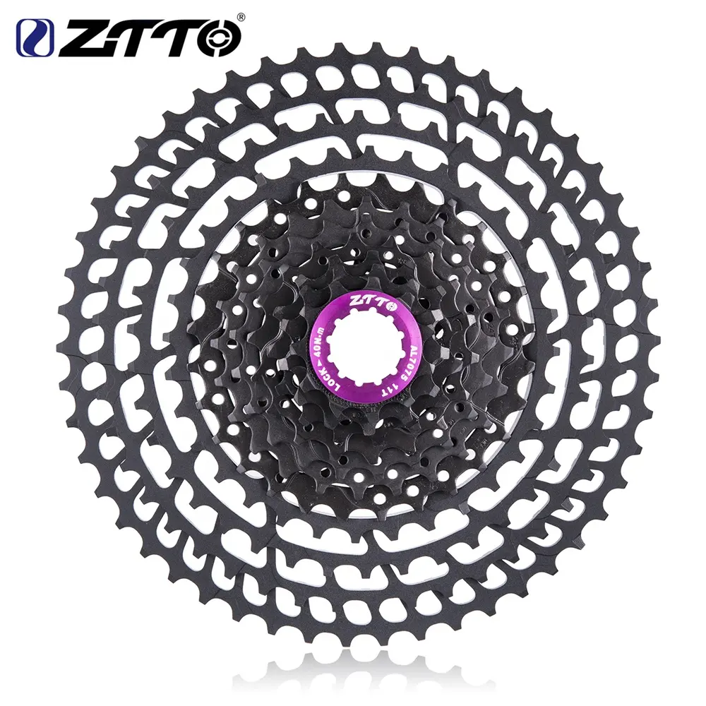 ZTTO पहाड़ बाइक भागों 11 गति एसएलआर कैसेट 11-50 टी 11 एस विस्तृत अनुपात सीएनसी Freewheel पहाड़ बाइक साइकिल भागों X 1 के लिए 9000