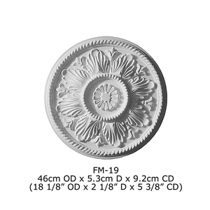 Ornamenti di poliuretano Ad Alta Densità Bella PU Decorativa moderna design del soffitto - Product Image 5
