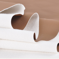 100 Bahan Mikrofiber Poliuretan Pelapis Vegan Kulit Sintetis Buatan Tiruan PVC PU untuk Pakaian
