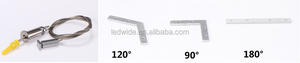 ultimo caldo montaggio superficiale <span class=keywords><strong>profilo</strong></span> in alluminio ha portato con striscia di <span class=keywords><strong>led</strong></span> <span class=keywords><strong>per</strong></span> la luce di linea raccordi alloggiamento - Product Image 5