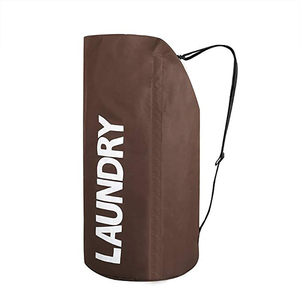 Sac à linge à bandoulière pratique extra large sac de rangement en nylon durable pour vêtements sales avec fermeture à boucle pour College Dor, - Product Image 5