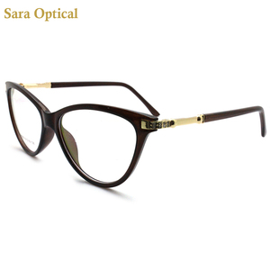 <span class=keywords><strong>Occhiali</strong></span> di fabbrica di marca firmati a buon mercato prezzo classico PC montature ottiche Cat Eye Style - Product Image 1