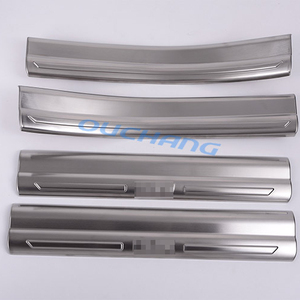Semitree — <span class=keywords><strong>plaque</strong></span> <span class=keywords><strong>de</strong></span> verrouillage <span class=keywords><strong>de</strong></span> porte en acier inoxydable, 4 pièces, accessoire <span class=keywords><strong>de</strong></span> <span class=keywords><strong>voiture</strong></span> et pièces <span class=keywords><strong>pour</strong></span> BMW X1 F48 2016 2017 - Product Image 2