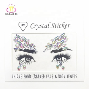 Autocollant pour les yeux en cristal de <span class=keywords><strong>strass</strong></span>, meilleur design, pas cher, tendance - Product Image 5