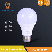 Bombilla LED Inteligente con Sensor de Movimiento por Microondas SKD de 7W 9W E27 B22, Bombilla LED con Sensor de Movimiento, Sensor de Movimiento LED