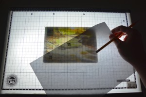 B5 23X19cm 3 capas autocuración antideslizante PVC transparente corte Mat caja de luz tablero de dibujo para imprimir y dibujar - Product Image 5