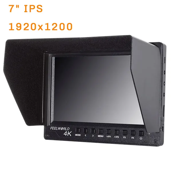 FEELWORLD A737 7 Inch 1920*1200 HD Professional High resolution 4K IPS Video Field Monitor Full screen For canon nikon DSLR SLR