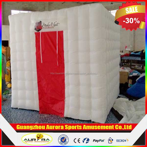 2.4 m * 2.4 m * 2.4 m barato fotomatón inflable inflable 3D photo booth, inflable cuadrada tienda para publicidad promoción - Product Image 1