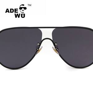 ADE WU STY2122Q Retro sin marco piloto <span class=keywords><strong>gafas</strong></span> de sol mujer Marca Diseño Vintage 90s <span class=keywords><strong>espejo</strong></span> aviación hombres <span class=keywords><strong>gafas</strong></span> de sol UV400 al por mayor - Product Image 2