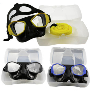 Avancée plongée de protection silicone masque et <span class=keywords><strong>tuba</strong></span> set avec boîte En Plastique - Product Image 6