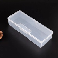 Offre Spéciale meilleur prix cosmétique visage en plastique boîte de rangement démaquillant coton tampons boîte limes à ongles strass boîte de Collection