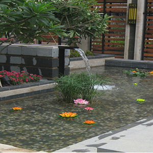 Gros 4pcs Artificielle <span class=keywords><strong>Aquarium</strong></span> Étang <span class=keywords><strong>de</strong></span> <span class=keywords><strong>Jardin</strong></span> Flottant Lotus Décoration Fleur - Product Image 6
