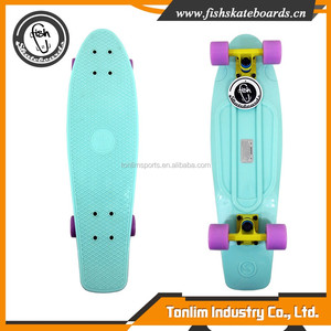De alta calidad de plástico rueda de monopatín scooter tiburón tierra camiones longboard <span class=keywords><strong>skate</strong></span> - Product Image 4