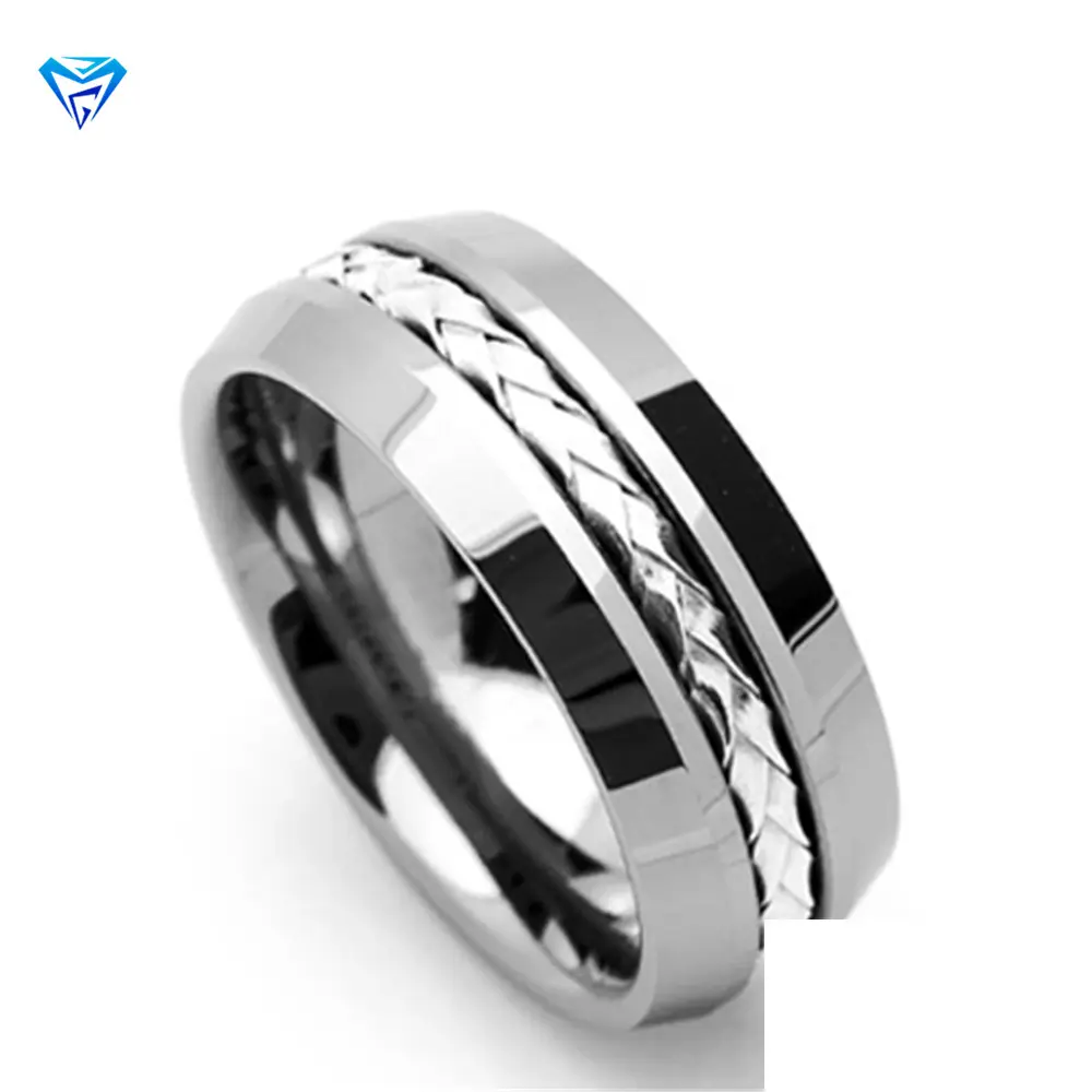 High Quality Fashionable Full Finger Band Rings Ladies Jewelry Latest Wedding Ring Designs