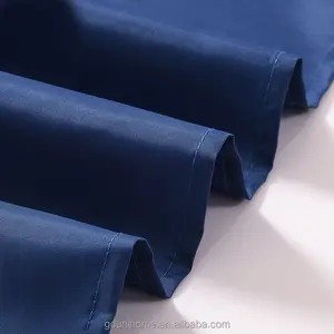 Navy Blue Plain Solid Shower Curtains