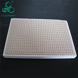 Parrilla de cerámica infrarrojos quemador fuego ladrillo <span class=keywords><strong>cordierita</strong></span> placa de cerámica del panal - Product Image 1