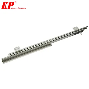 8045-CT Hot sale guangzhou soft close ball bearing steel telescopic cabinet part dining table slide