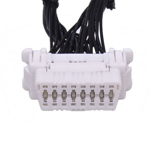 1 untuk 2 kabel OBD 2 J132 Y kabel Wanita 16 Pin Splitter ke kawat Harness pria - Product Image 4