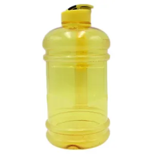 تخصيص التسمية زجاجة المياه البلاستيكية زجاجة الماء للنفخ مع حزام