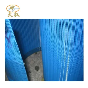 Paper making spiral dryer screen for paper machine