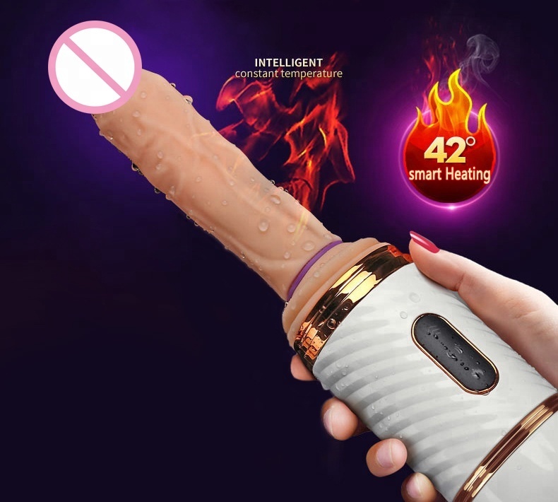 Télécommande Automatique Sex Machine De Pompage Pistolet Poussée Télescopique Gode Vibrateur