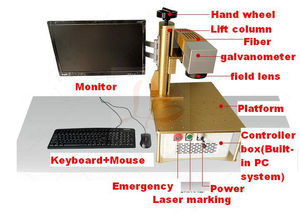 Máquina de Marcado Láser de Fibra Óptica Todo en Uno FB20 de 20W con Eje Rotatorio - Product Image 5