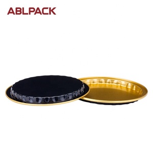 ABL PACK emballage alimentaire <span class=keywords><strong>prix</strong></span> de gros barbecue gril plateau jetable en <span class=keywords><strong>aluminium</strong></span> rond plateau de papier - Product Image 2