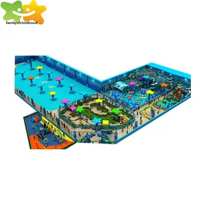 Terrain de jeux deuxième main en plastique, diapositives d'intérieur, équipement d'extérieur et de terrain de jeux, parc d'attractions