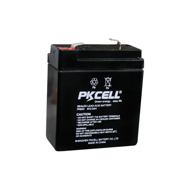 Acide de plomb/Pb-acide de stockage UPS batterie pour voiture de golf 6V 2.0Ah