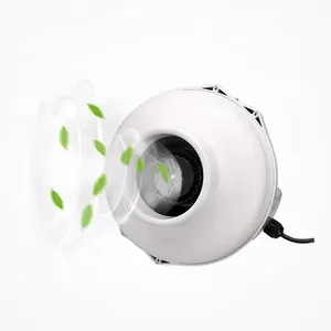 Industriële/Kas Negatieve Druk Plastic 100 Mm Centrifugale Ventilatie Duct Fan