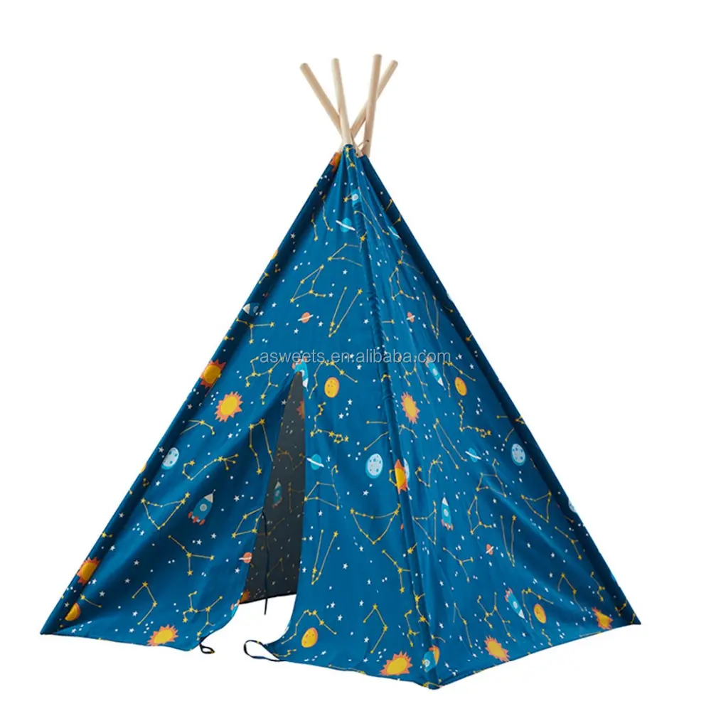 ASWEETS Teepee 4 poli Glow in the Dark Teepee tee pee tenda per bambini per bambini