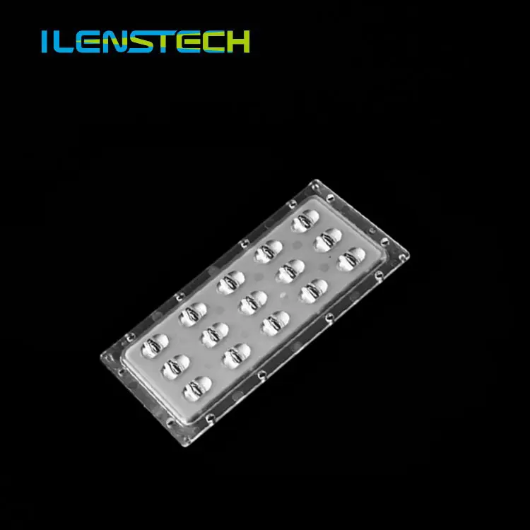 Solution de lentilles optiques ilenstech led/gamme de lentilles fresnel 15 en 1/lentille secondaire pour l'éclairage extérieur
